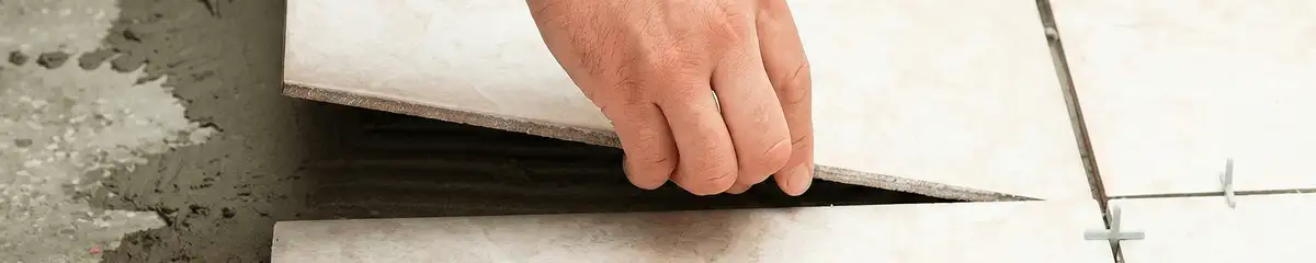 Professional installing ceramic tile floors in Richmond, VA