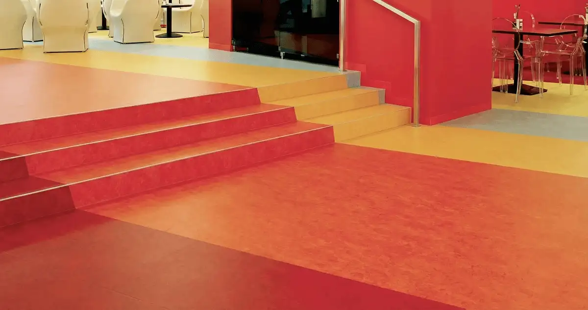 Snack bar with beautiful professionally installed linoleum flooring in Richmond, VA
