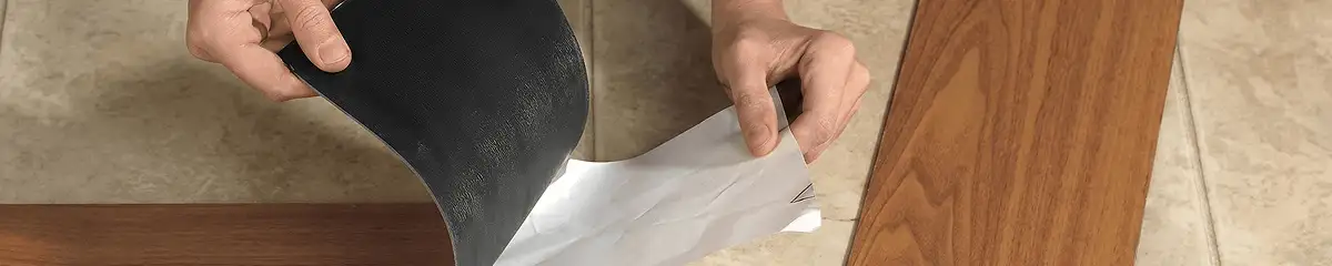 A professional installing vinyl flooring in Richmond, VA